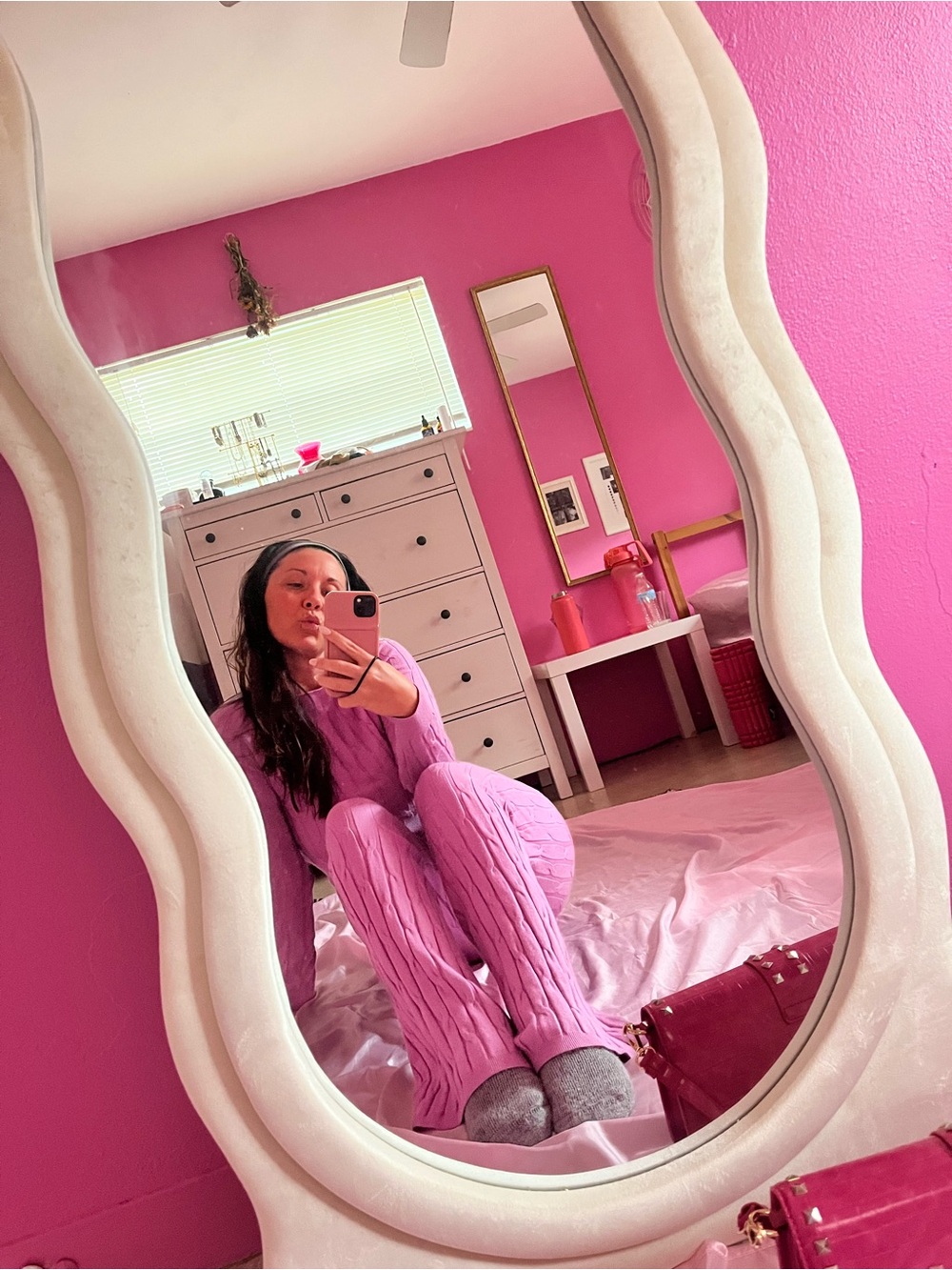 💜 Lavender Dreams 💜 Cozy Cable-Knit Lounge Set - Purple